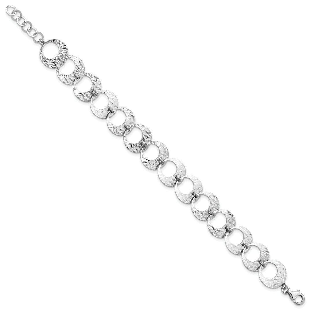 Sterling Silver Polished D.C Bracelet