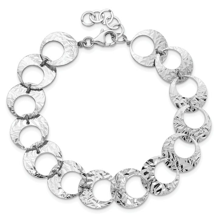 Sterling Silver Polished D.C Bracelet