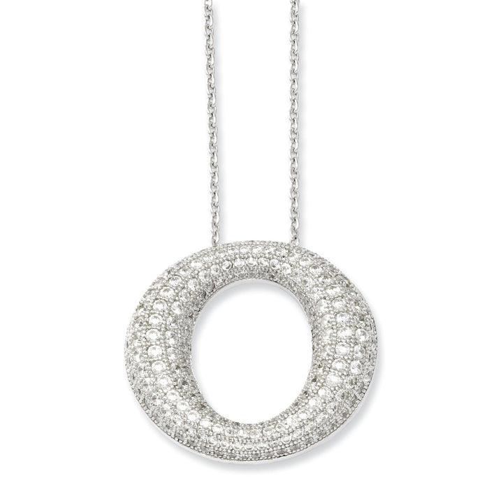 Sterling Silver Cubic Zirconia Necklace