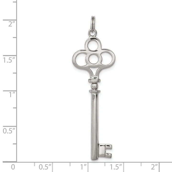 Sterling Silver Key Pendant