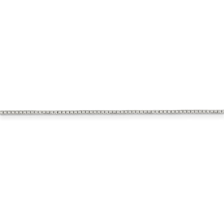 Sterling Silver Rhodium 1.00-mm Cable Chain