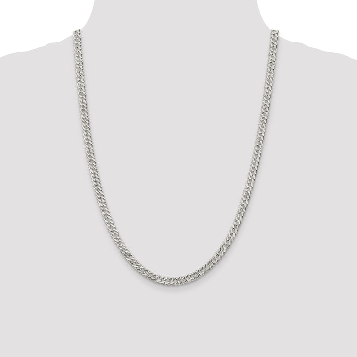 Silver Polished 5.50-mm Solid Rambo Chain