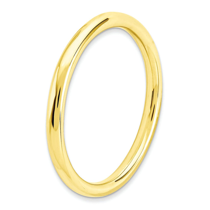 Sterling Silver Gold-Plated Polished Ring