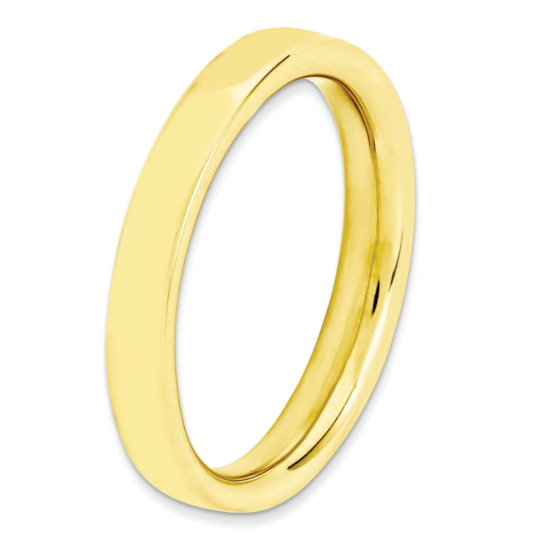 Sterling Silver Gold-Plated Ring