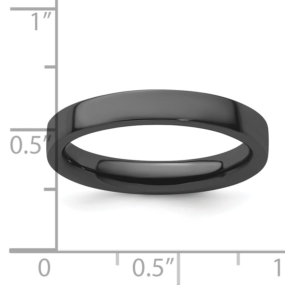 Sterling Silver Black-Plated Ring