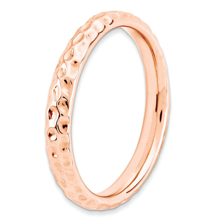 Sterling Silver Pink-Plated Ring