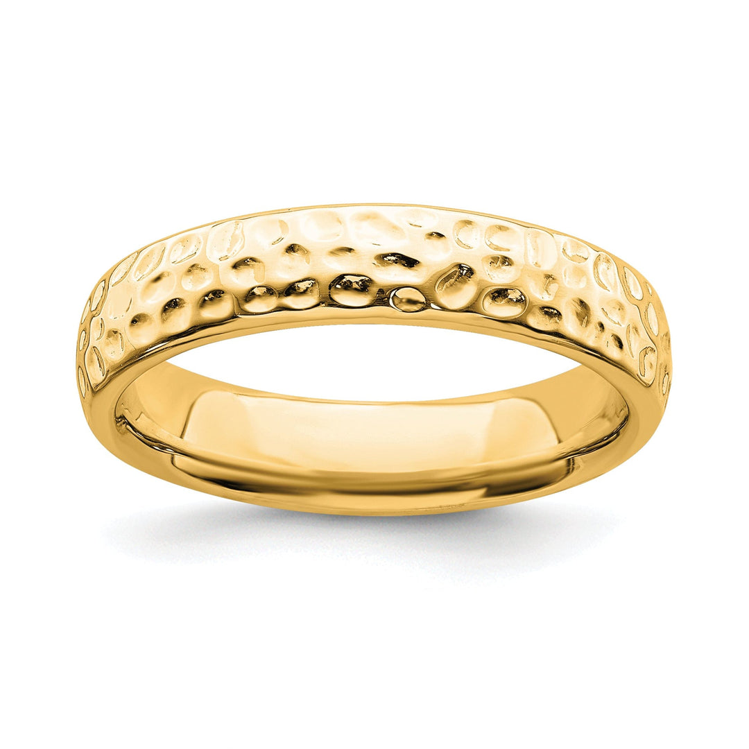 Sterling Silver Gold-Plated Ring