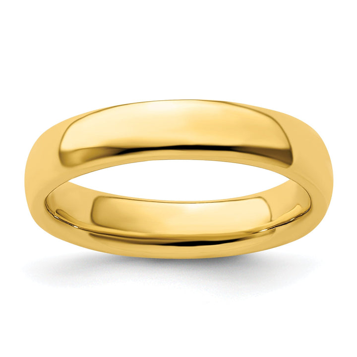 Sterling Silver Gold-Plated Polished Ring