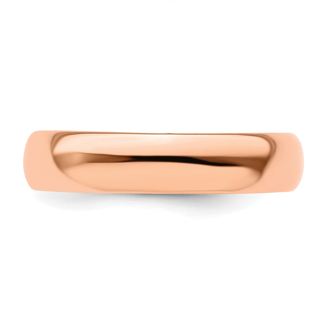 Sterling Silver Pink-Plated Polished Ring