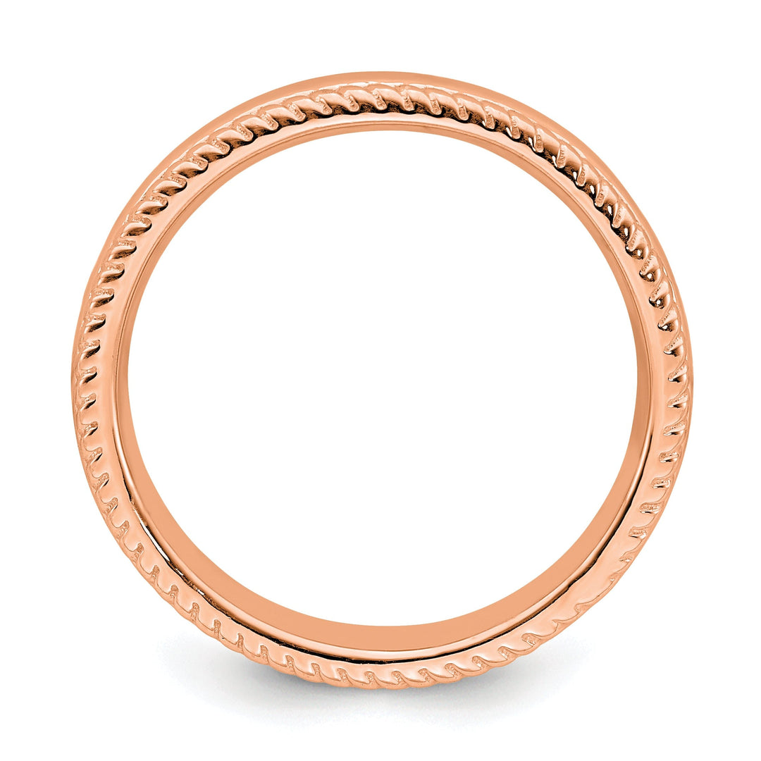 Sterling Silver Pink-Plated Ring