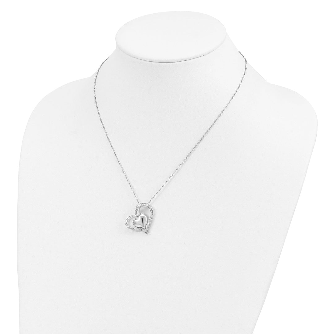 Sterling Silver My Heart Necklace