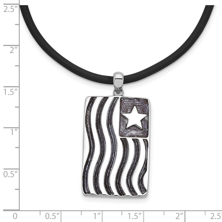 Sterling Silver Waves Of Pride Necklace