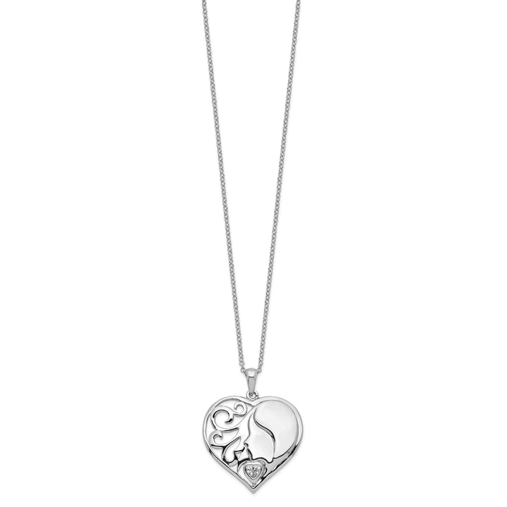 Sterling Silver My Daughter My Heart's Treasure Pe