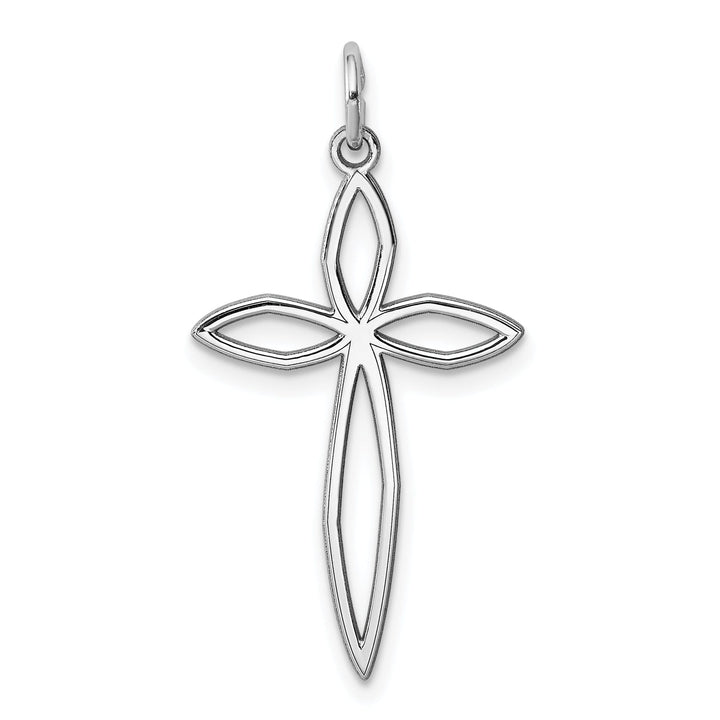 Sterling Silver Laser Designed Cross Pendant