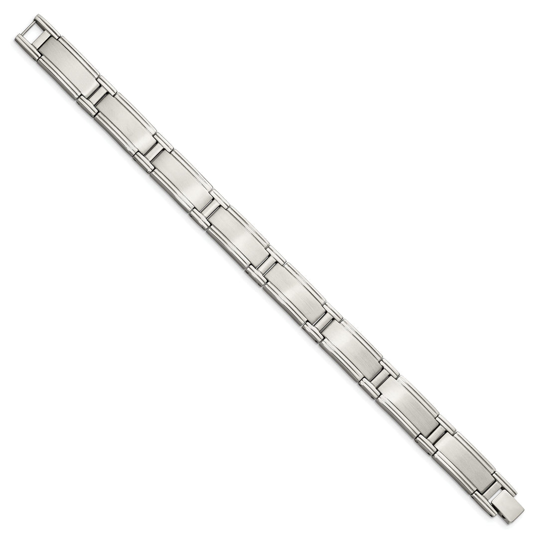 Stainless Steel Fold Over Bracelet