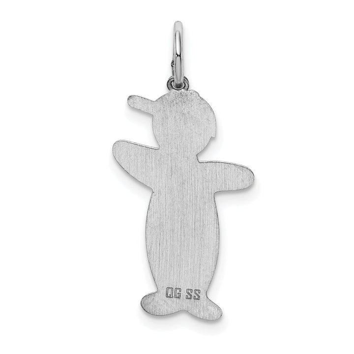 Sterling Silver Spunky Cuddle Charm Pendant