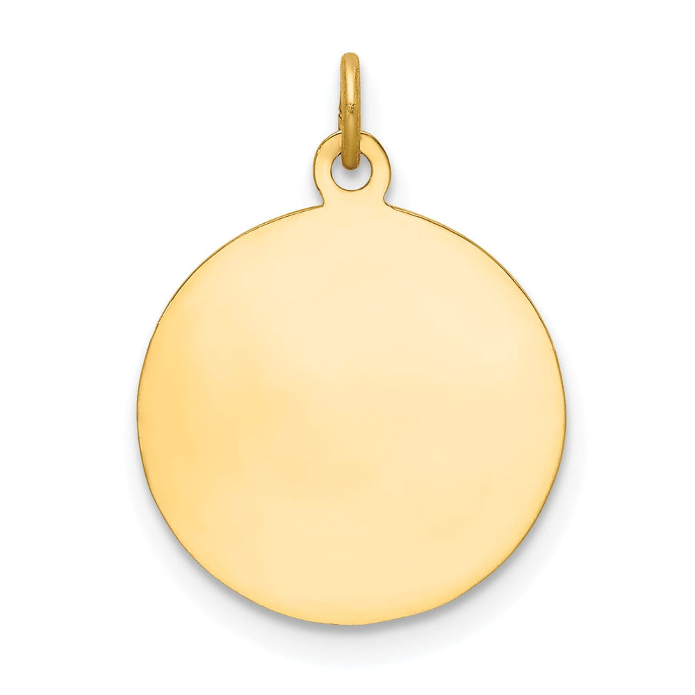 14k Yellow Gold Saint Roch Medal Pendant
