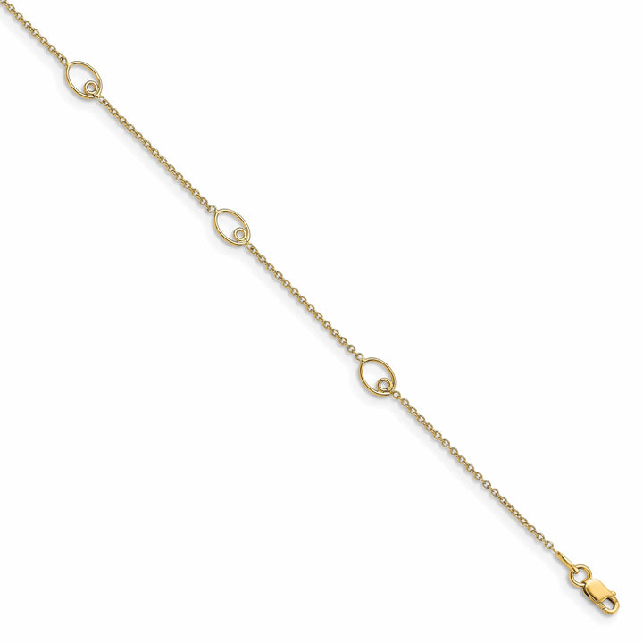 Lovely Rita's Anklets 14k Yellow Gold Polished Anklet