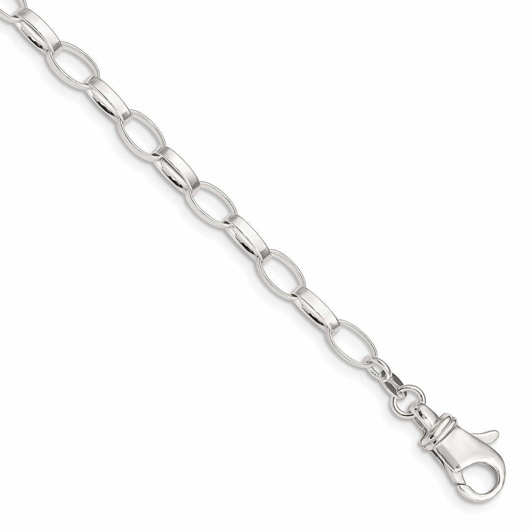Lovely Rita's Anklets Sterling Silver 9inch Solid Fancy Link Anklet