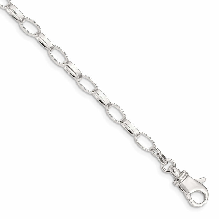 Lovely Rita's Anklets Sterling Silver 9inch Solid Fancy Link Anklet