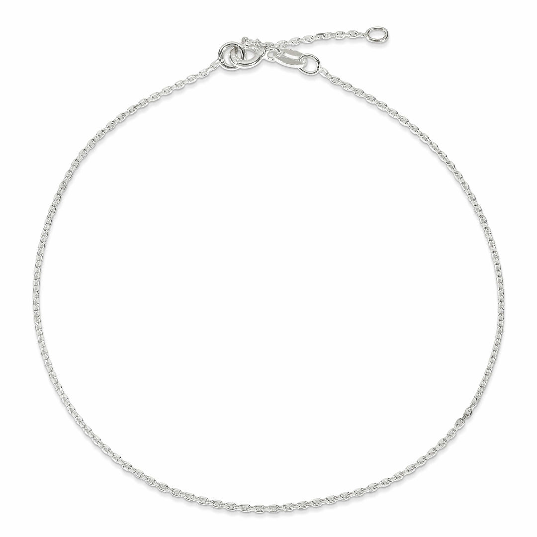 Lovely Rita's Anklets Sterling Silver Diamond Cut Anklet