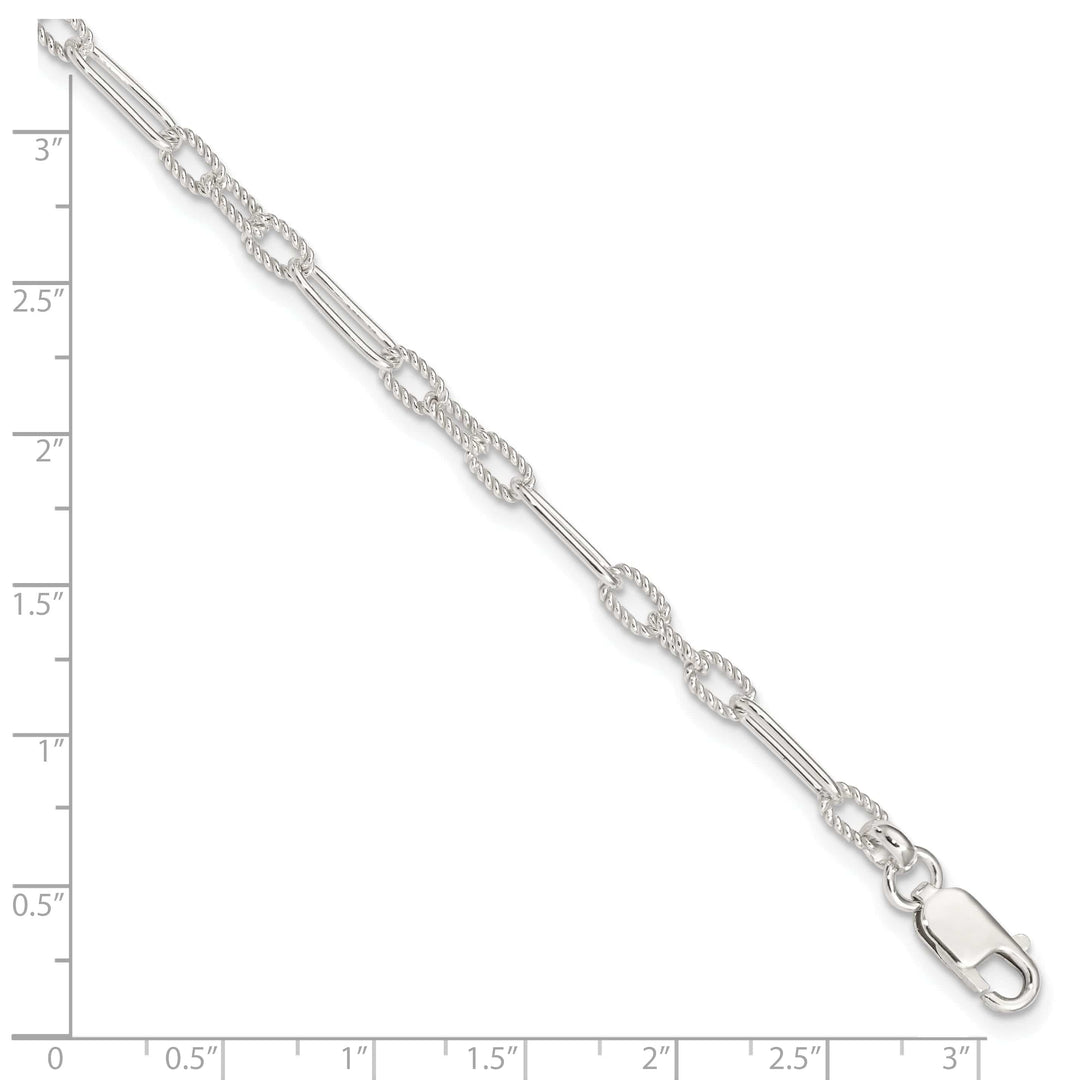 Lovely Rita's Anklets Sterling Silver Fancy Link Anklet