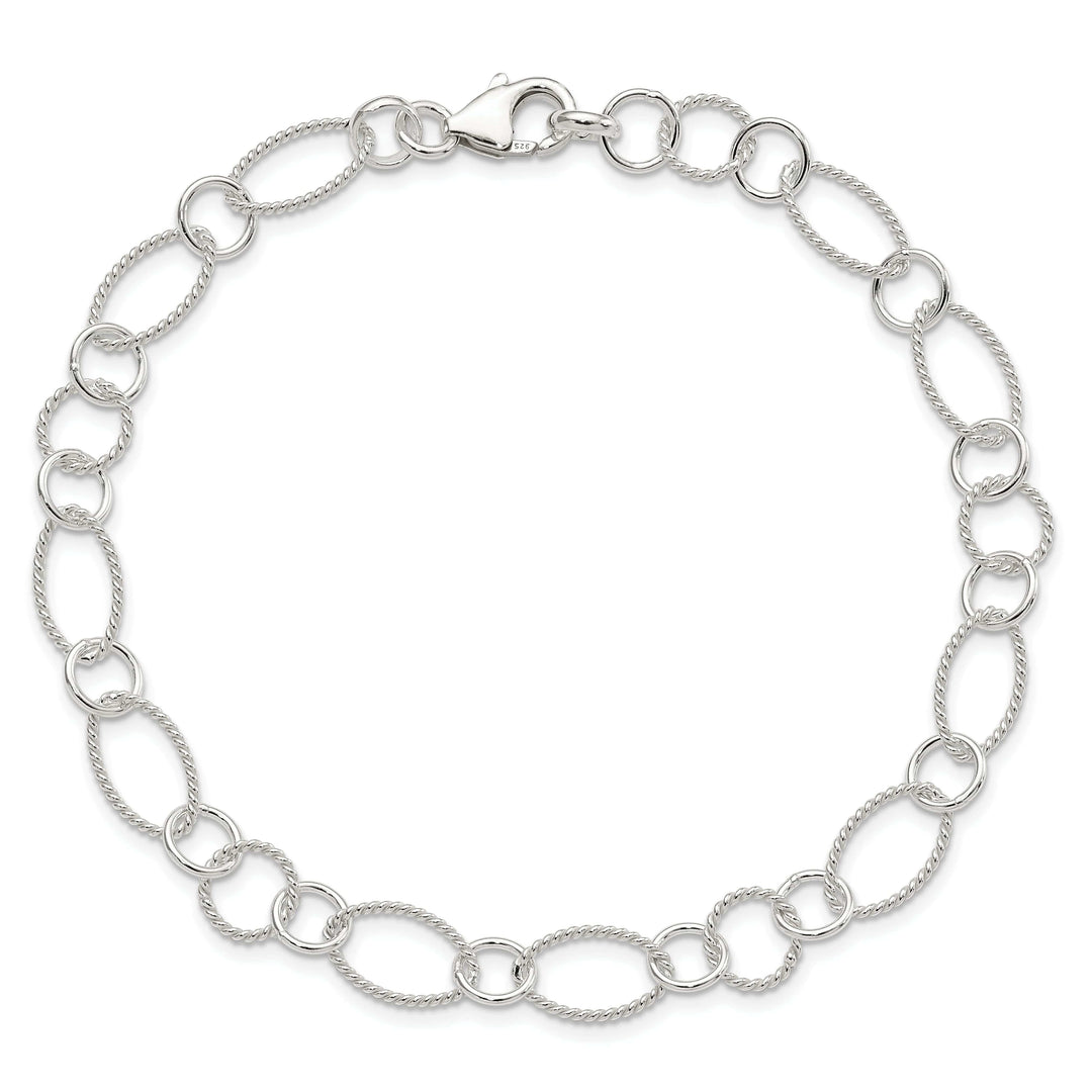 Lovely Rita's Anklets Sterling Silver Fancy Link Anklet