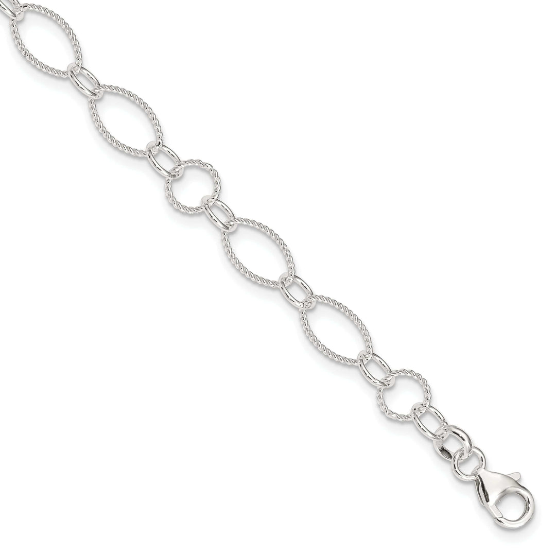 Lovely Rita's Anklets Sterling Silver Fancy Link Anklet