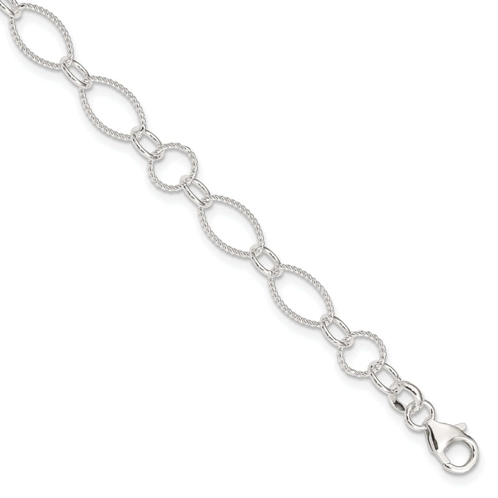 Lovely Rita's Anklets Sterling Silver Fancy Link Anklet