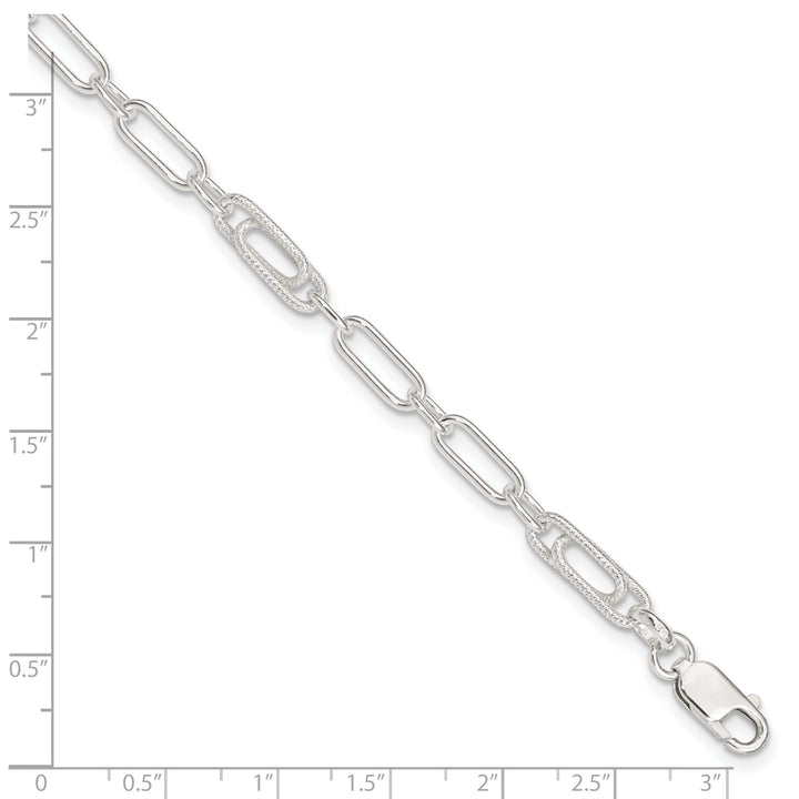 Lovely Rita's Anklets Sterling Silver Fancy Link Anklet