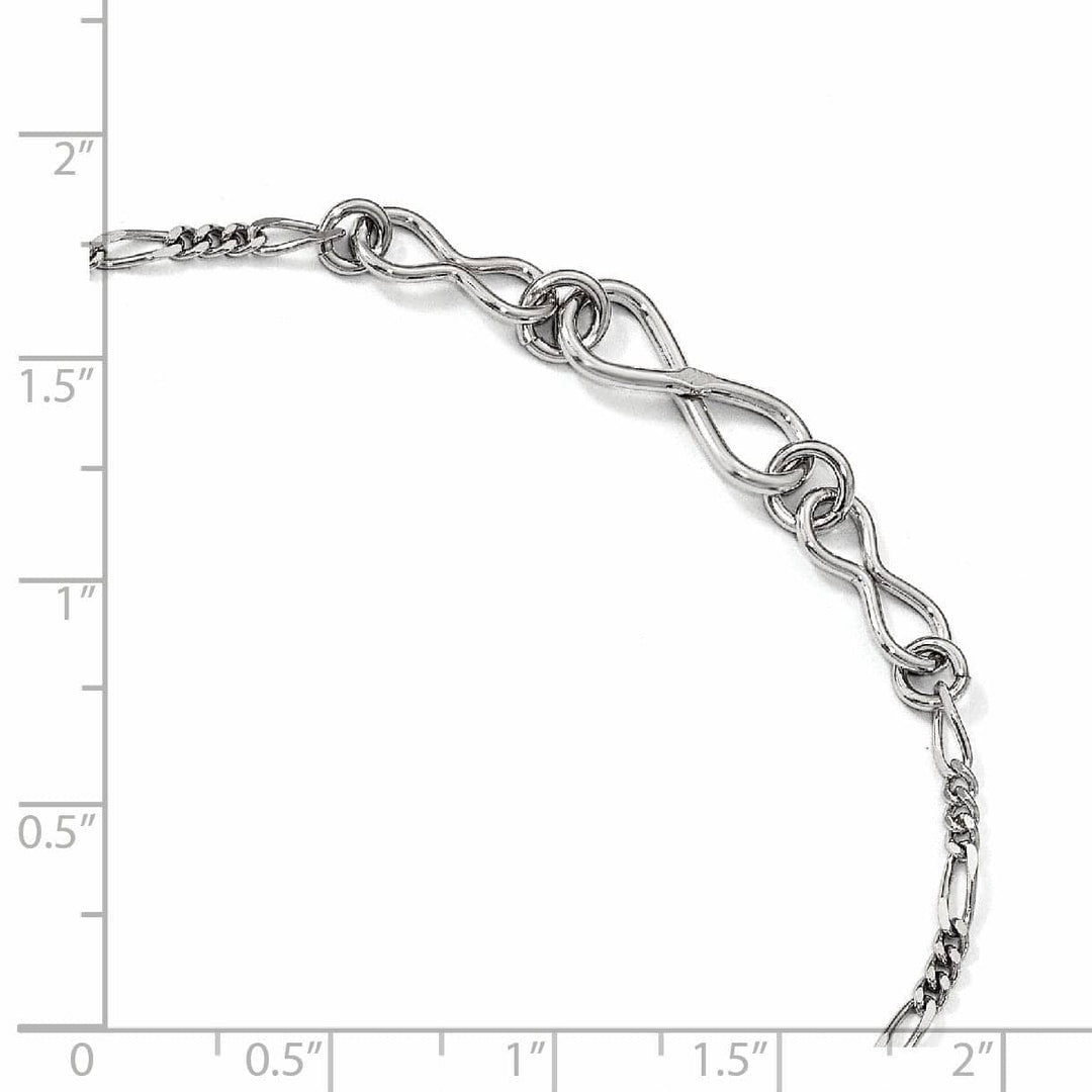 Lovely Rita's Anklets Sterling Silver Infinity Anklet
