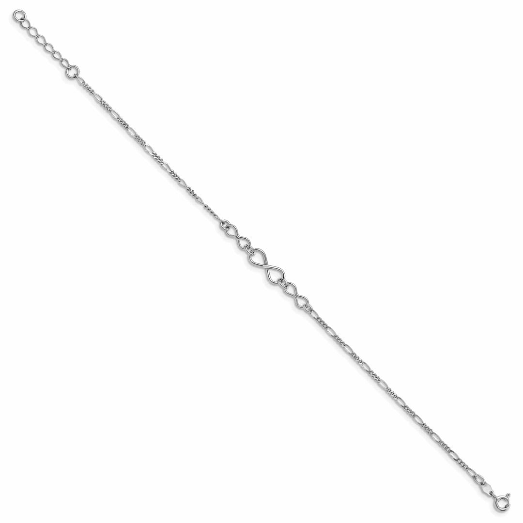 Lovely Rita's Anklets Sterling Silver Infinity Anklet