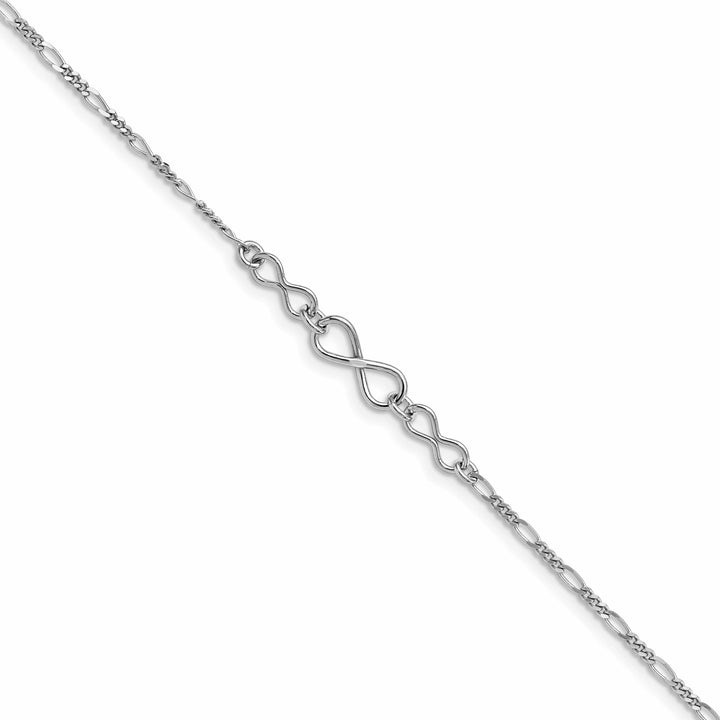 Lovely Rita's Anklets Sterling Silver Infinity Anklet