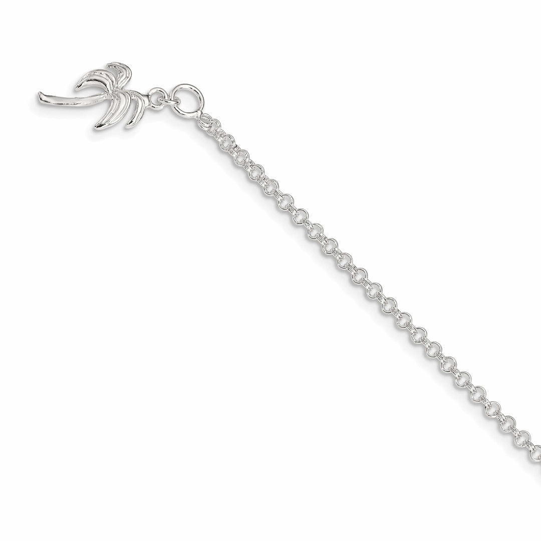Lovely Rita's Anklets Sterling Silver Palm Tree Anklet