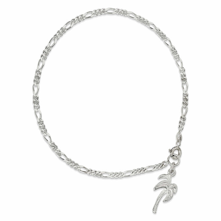 Lovely Rita's Anklets Sterling Silver Palm Tree Anklet