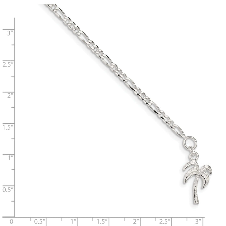 Lovely Rita's Anklets Sterling Silver Palm Tree Anklet