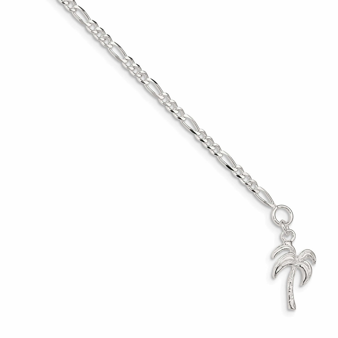 Lovely Rita's Anklets Sterling Silver Palm Tree Anklet