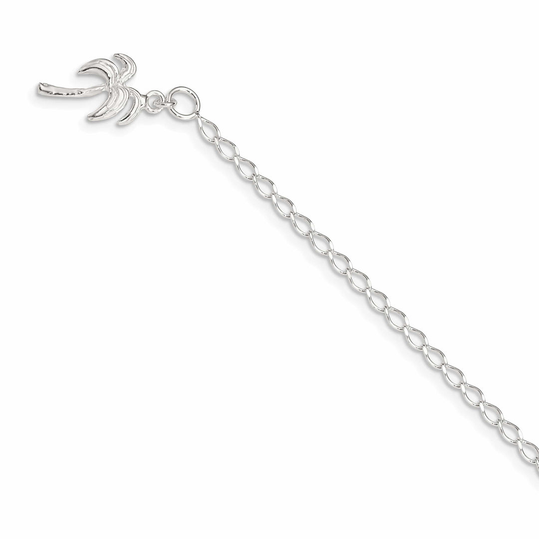 Lovely Rita's Anklets Sterling Silver Palm Tree Anklet