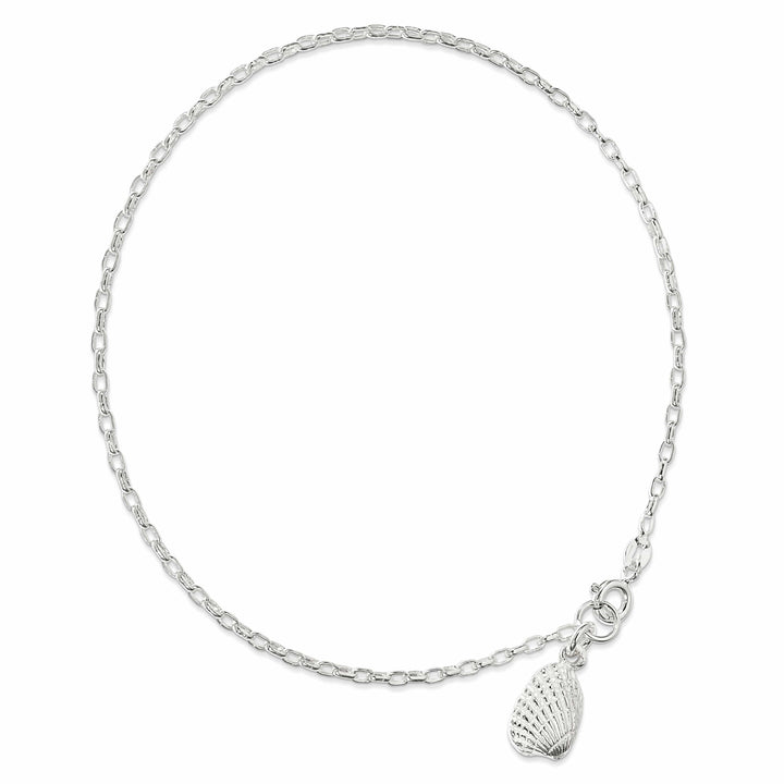 Lovely Rita's Anklets Sterling Silver Shell Anklet