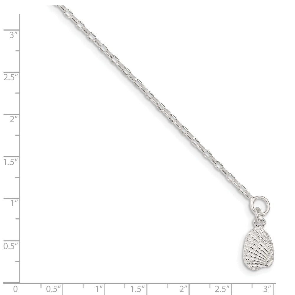 Lovely Rita's Anklets Sterling Silver Shell Anklet