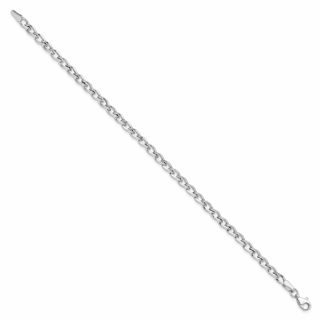 Lovely Rita's Bracelets 10k White Gold Polished Link Bracelet