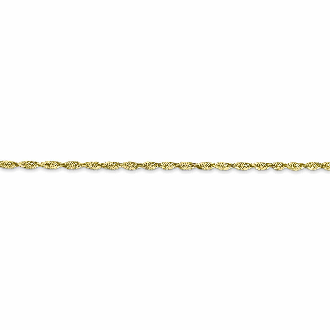 Lovely Rita's Bracelets 10k Yellow Gold 1.8m D.C Lightweight Rope Chain