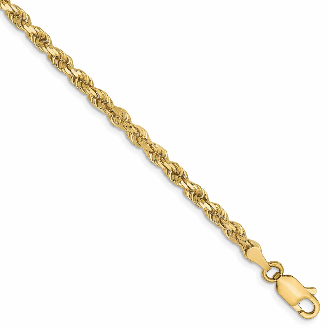 Lovely Rita's Bracelets 10k Yellow Gold 3.00mm D.C Rope Chain
