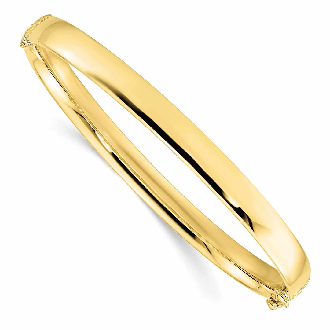 Lovely Rita's Bracelets 10k Yellow Gold 5.9mm Bangle