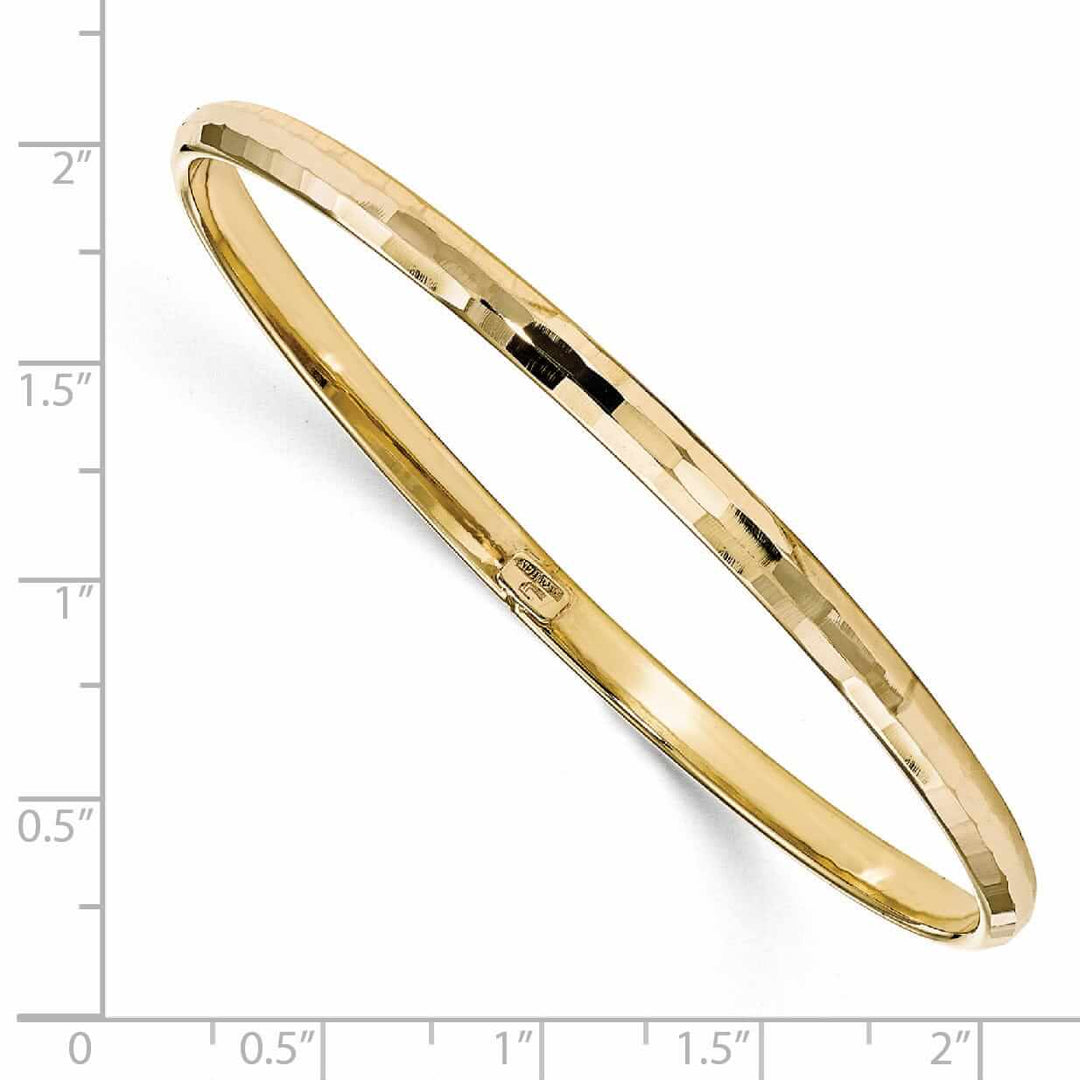 Lovely Rita's Bracelets 10k Yellow Gold Polished Bangle