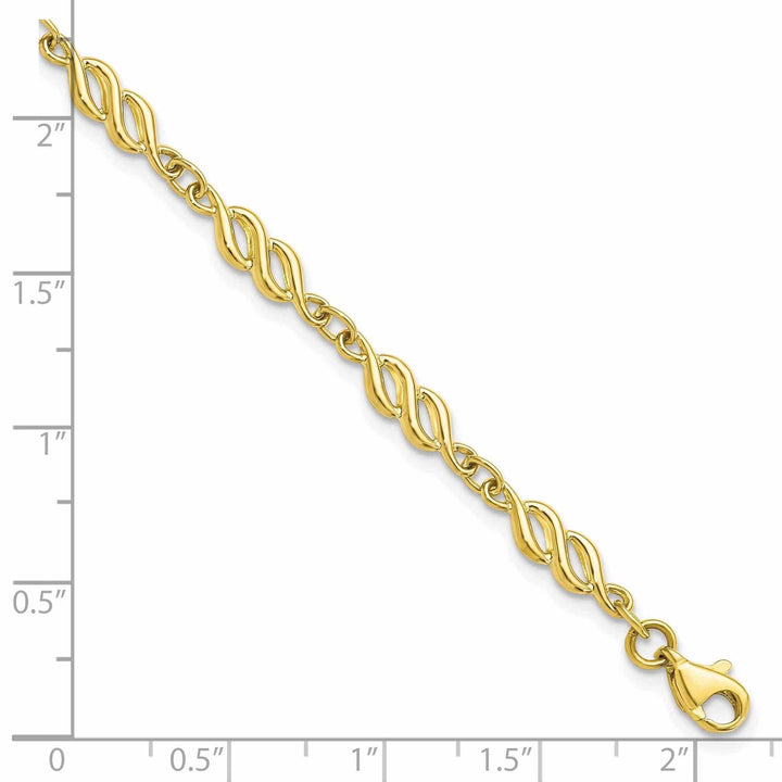 Lovely Rita's Bracelets 10k Yellow Gold Polished Bracelet