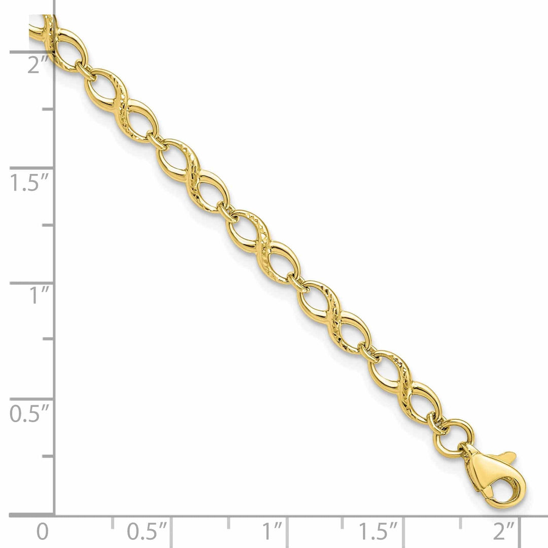 Lovely Rita's Bracelets 10k Yellow Gold Polished Bracelet