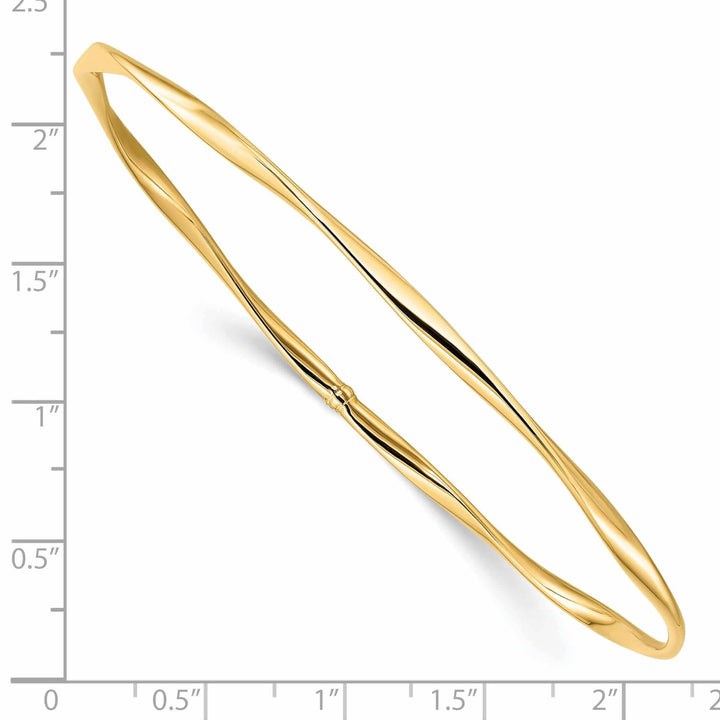 Lovely Rita's Bracelets 10k Yellow Gold Slip-On Bangle