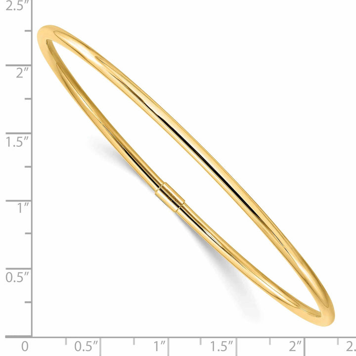 Lovely Rita's Bracelets 10k Yellow Gold Slip-On Bangle
