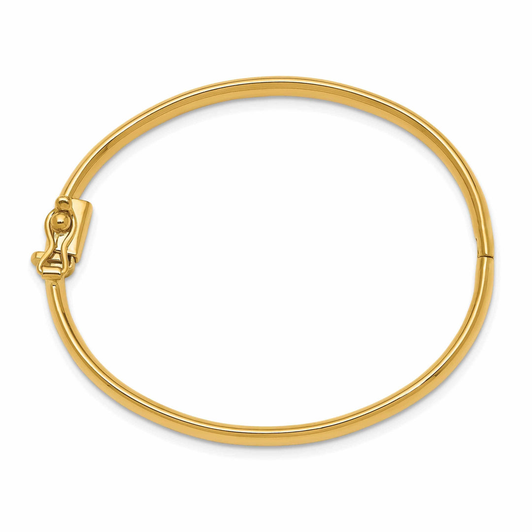 Lovely Rita's Bracelets 14k 3.75mm Hinged Safety Clasp Baby Bangle